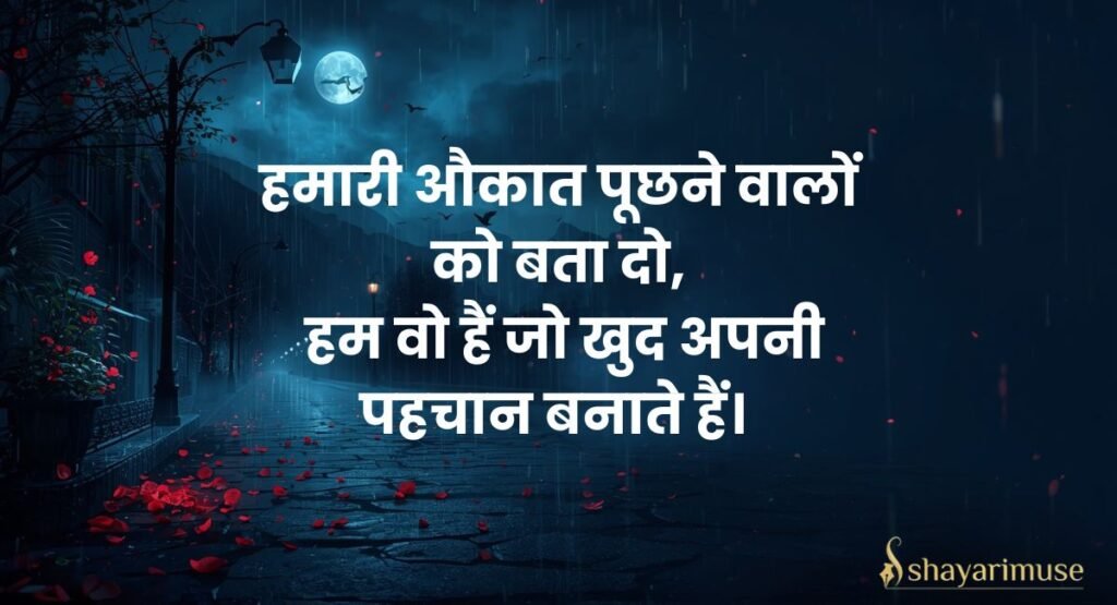 Aukat Attitude Shayari