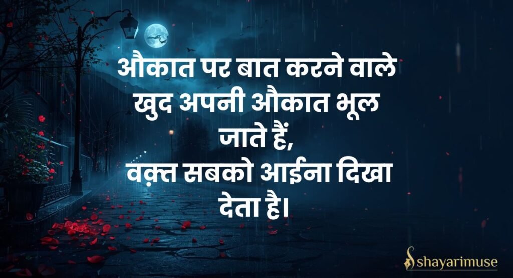 Aukat Par Shayari