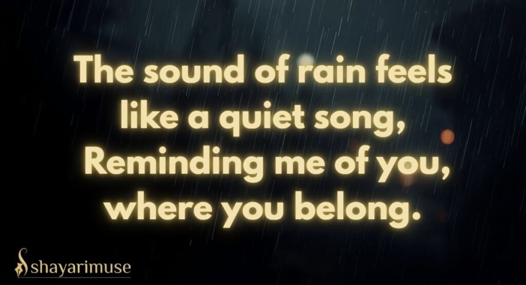 Barish Shayari in English