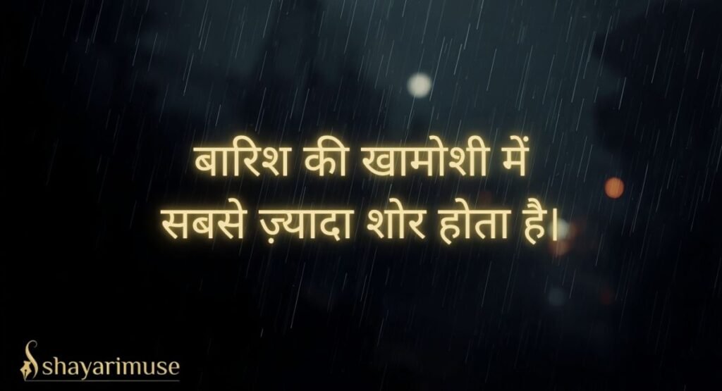 Barish Shayari Quotes (Short Lines)