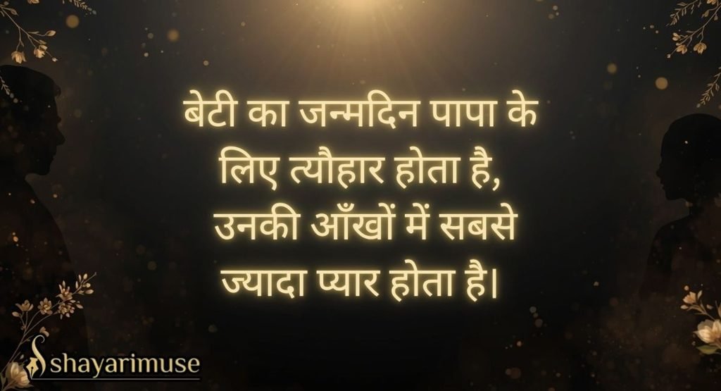 Papa Beti Birthday Shayari