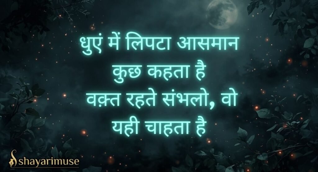Prakriti (Environment) Shayari in Hindi