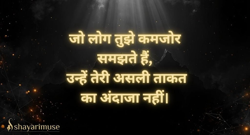 Attitude Motivational Shayari