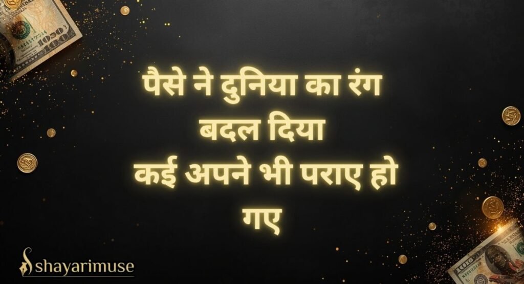 Best Paisa Shayari in Hindi