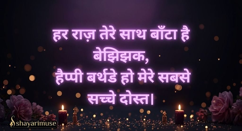 Dost (Best Friend) Ke Liye Birthday Shayari