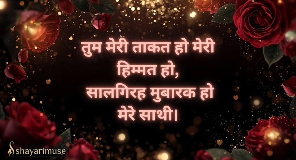 Happy Anniversary Shayari for Husband in Hindi