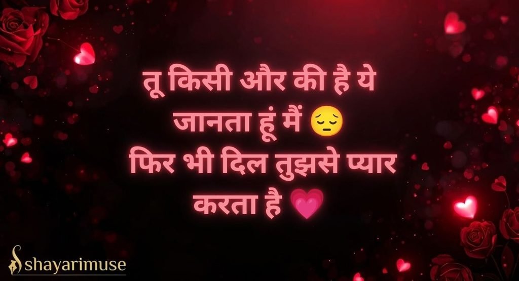 One-Sided Love Shayari
