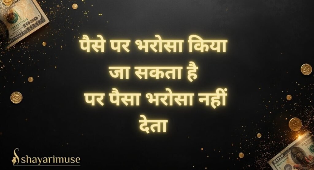 Paisa Par Shayari