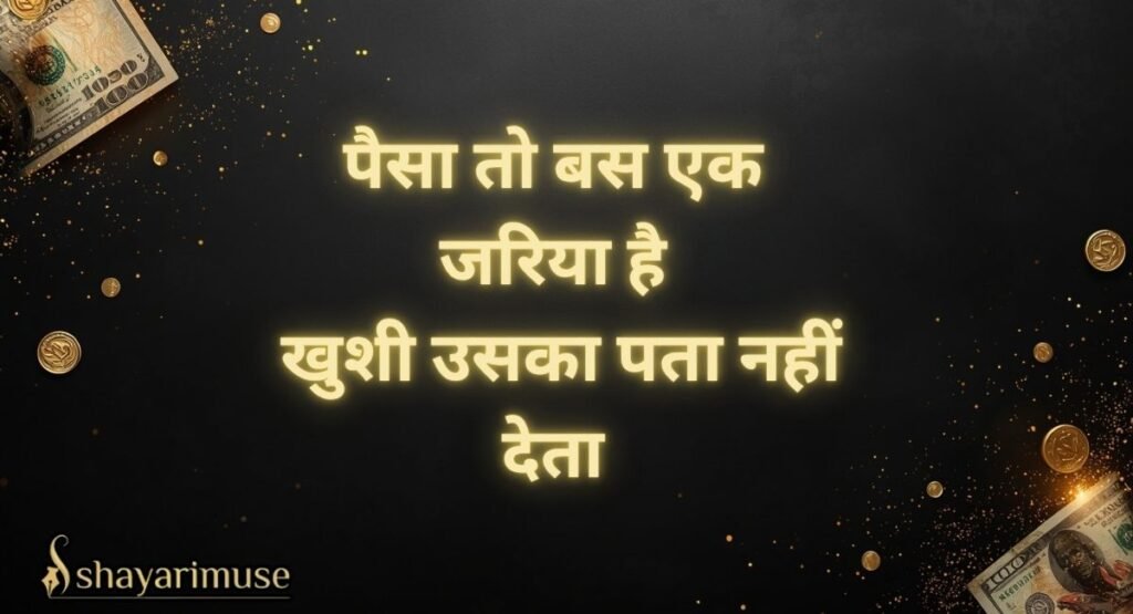 Paisa Sab Kuch Nahi Hota Shayari