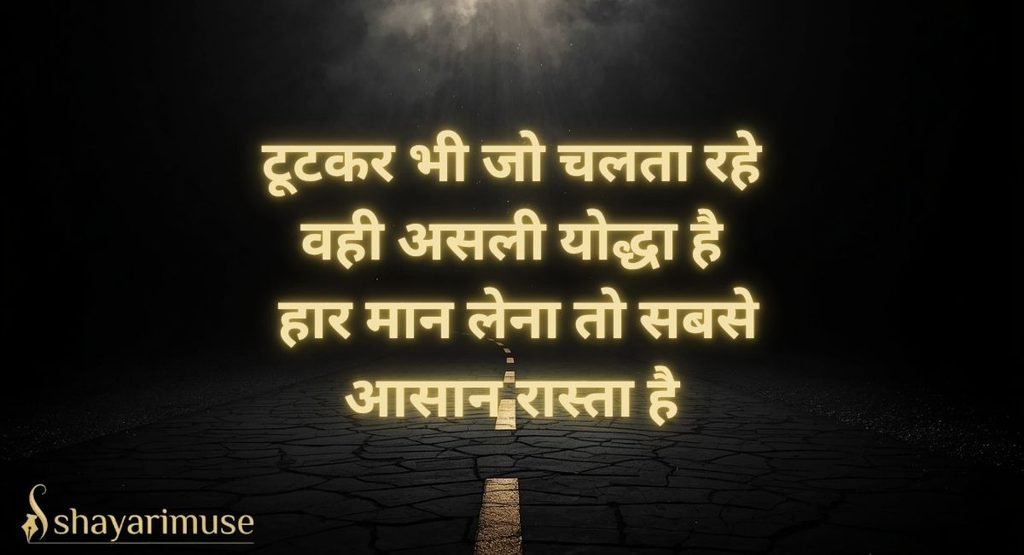 Struggle Shayari in Hindi (2 lines)