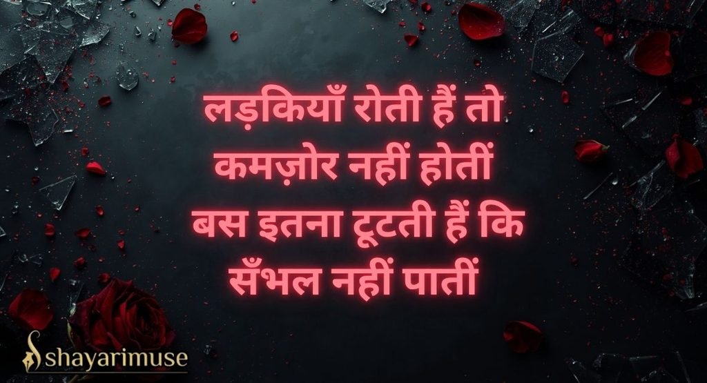 Breakup Shayari For Girls (ब्रेकअप शायरी गर्ल)