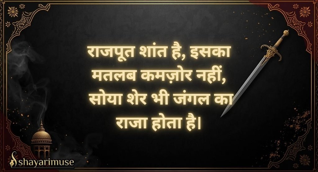 खतरनाक राजपूत शायरी – Khatarnak Rajput Shayari