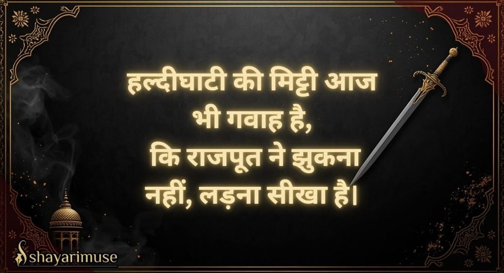 Rajput Itihas, Maharana Pratap & Veerta Shayari