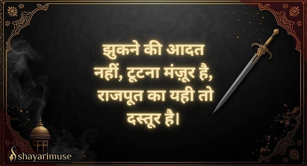 Rajput Shayari 2 Line