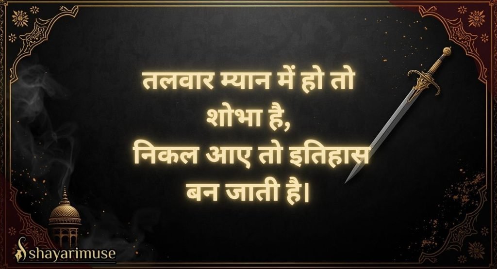 Rajput Talwar & Mooch Shayari